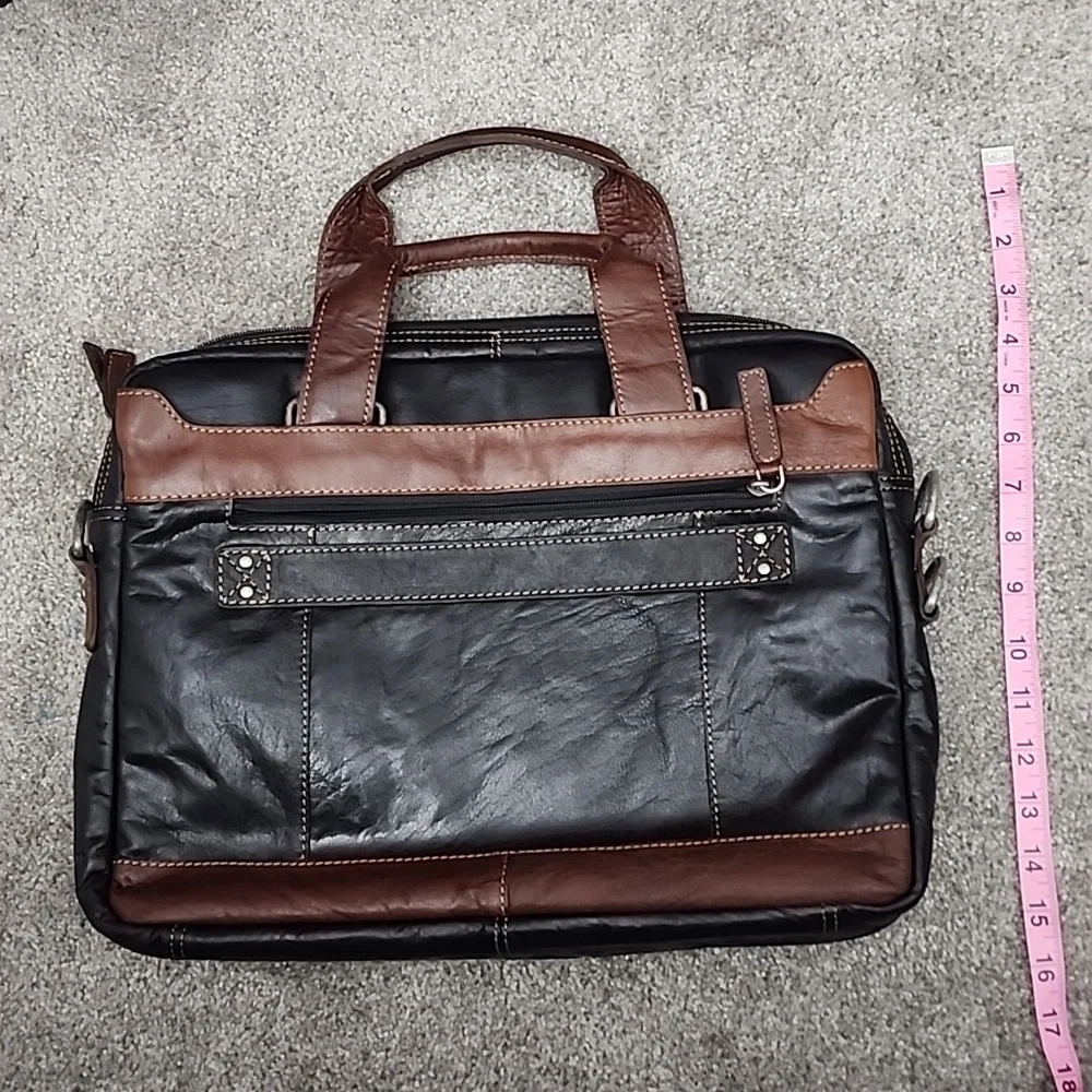 Men's laptop bag genuine leather Jack Georges
